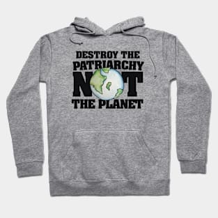 Destroy the Patriarchy not the Planet Hoodie